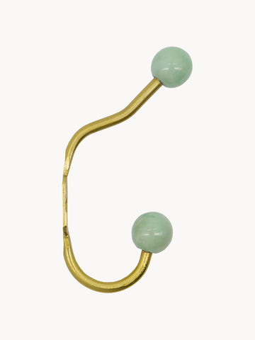 Handmade Metal Wall Hooks Ball, Set of 2