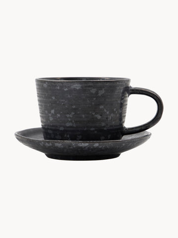 Tea Cup Pion with Saucer
