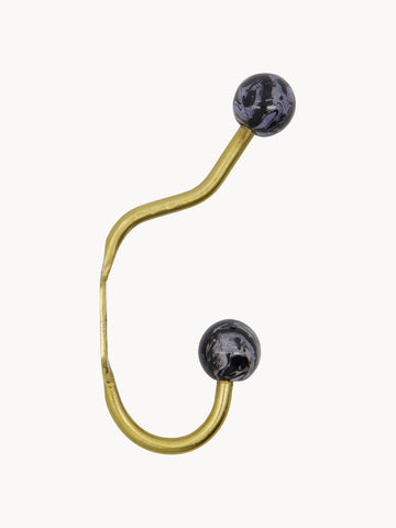 Handmade Metal Wall Hooks Ball, Set of 2