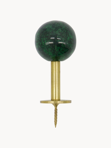 Handmade Metal Wall Hooks Ball, Set of 2