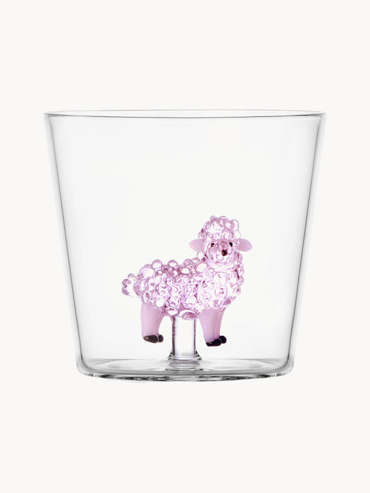Pink Sheep Handmade Borosilicate Tumbler