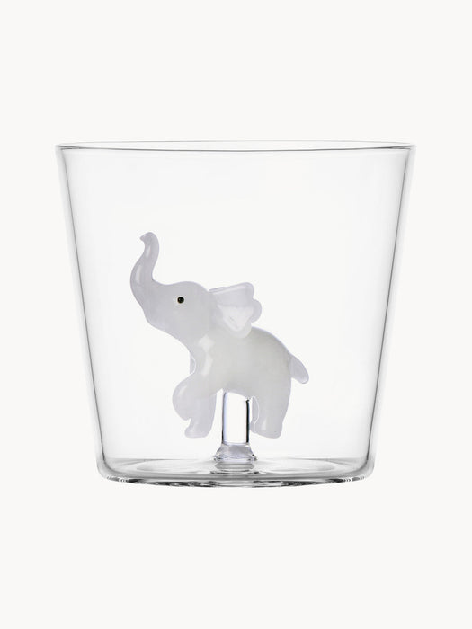 White Elephant Handmade Borosilicate Tumbler