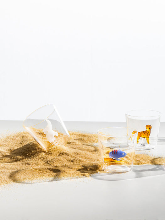 White Elephant Handmade Borosilicate Tumbler