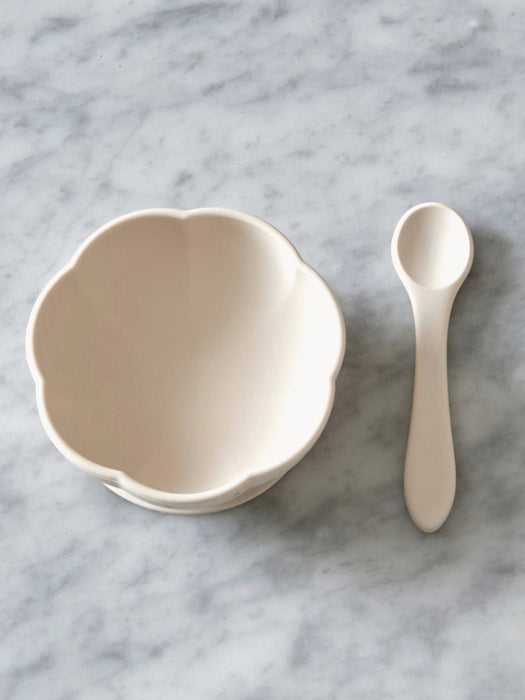 Kids Silicone Dining Set Poppy in Bloom Set of 2