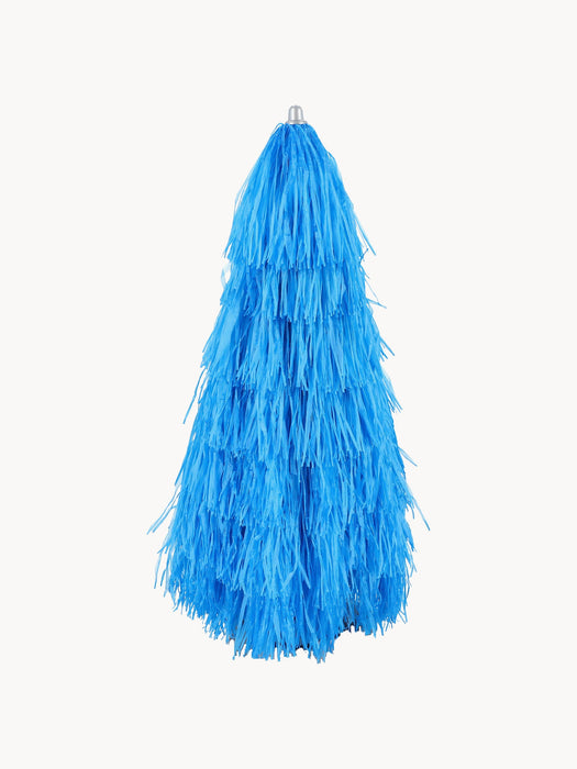 Height-Adjustable Beach Parasol Hawaii with Fringes 200 cm