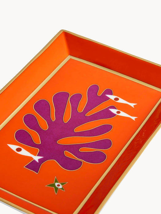 Decorative Porcelain Tray Playa