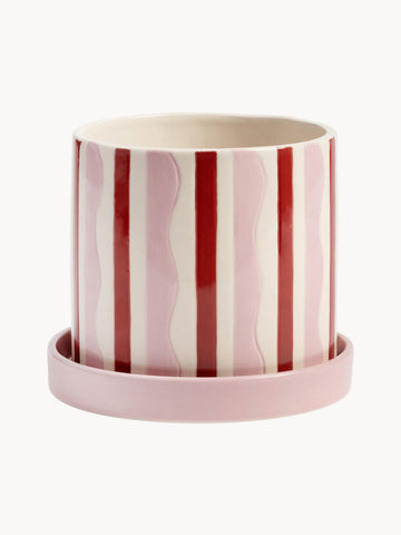Hand-Painted Plant Pot Clash