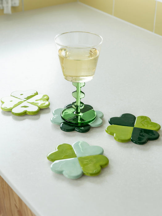 Handmade Coasters Lucky, Set of 4