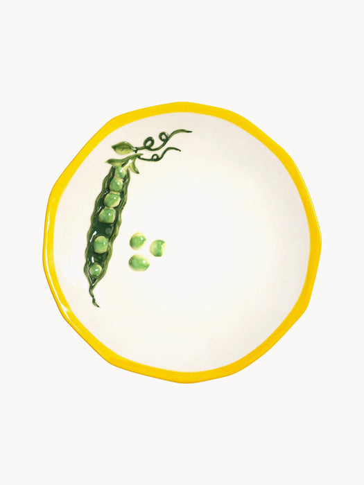 Handmade Serving Plate Pisello