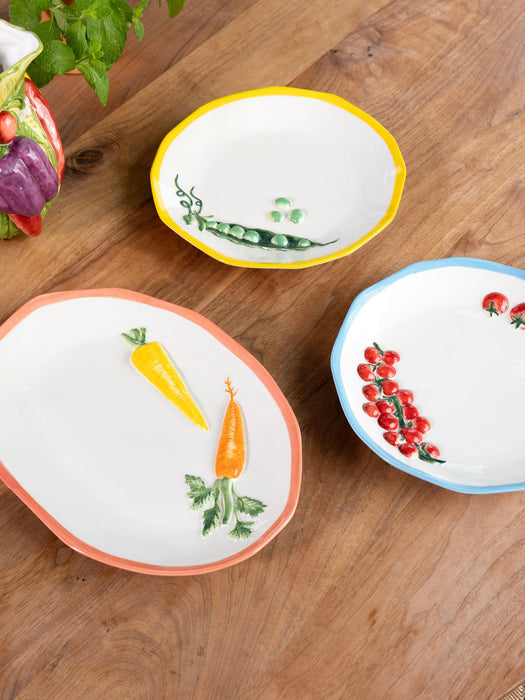 Handmade Serving Plate Pisello