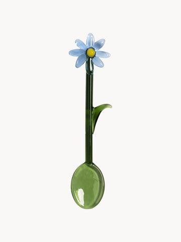 Handmade Borosilicate Spoons Flora, Set of 2