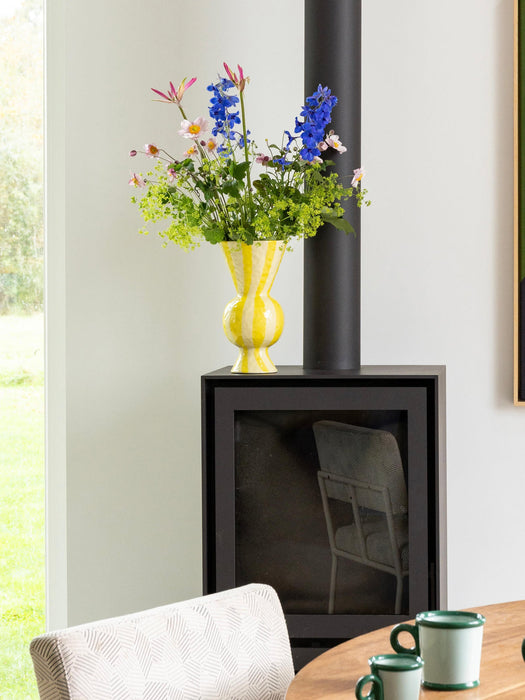 Hand-painted Vase Rhombic, H 30 cm