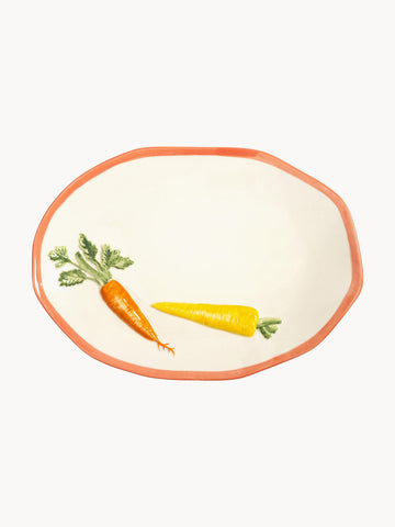 Handmade Serving Plate Carota