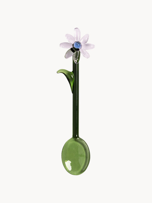 Handmade Borosilicate Spoons Flora, Set of 2