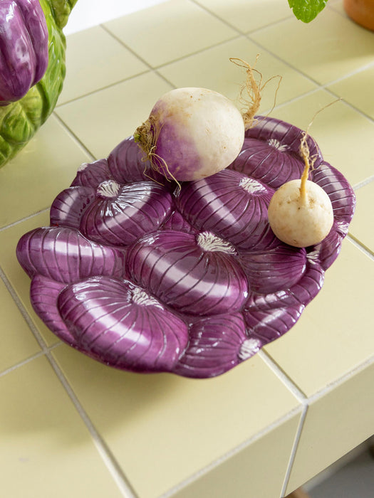 Hand-Painted Serving Plate Legume