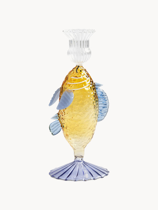Handmade Borosilicate Candle Holder Fish