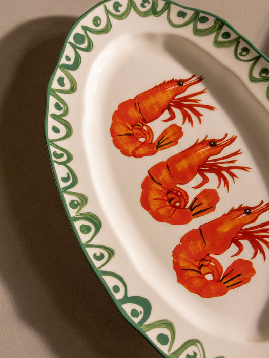 Hand-Painted Serving Platter SirÃ¨ne