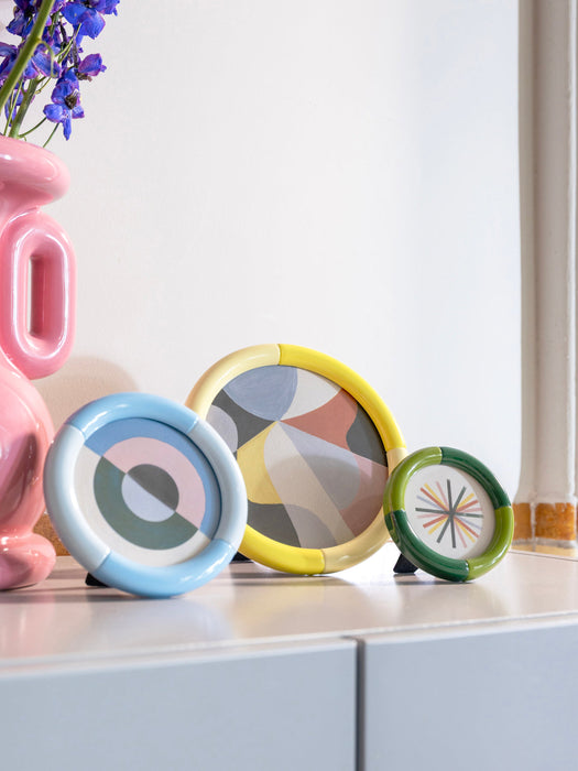 Handmade Round Picture Frame Rift