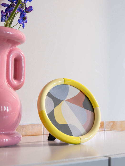 Handmade Round Picture Frame Rift