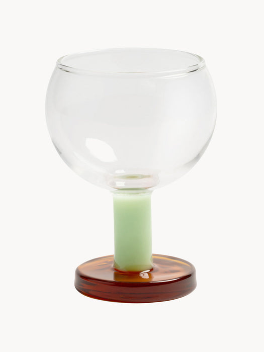 Handmade Borosilicate Wine Glasses Cantine, Set of 2