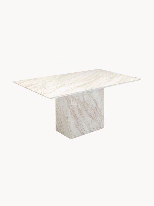 Dining Table Artistico with Marble Top, 160 x 90 cm