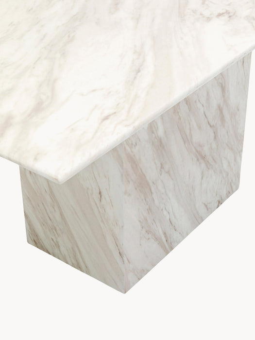 Dining Table Artistico with Marble Top, 160 x 90 cm