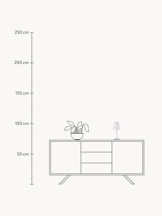 Portable LED Table Lamp Battery H 30 cm