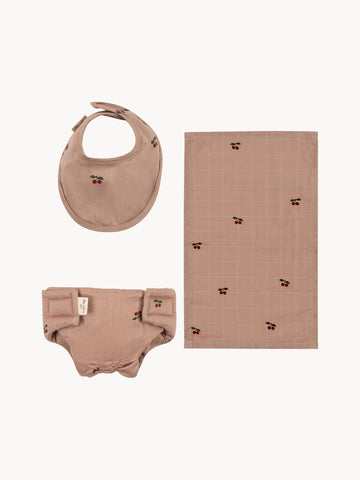 Doll Changing Set Doll Changing Set Cherry Blush with Bag