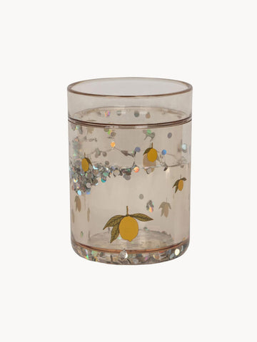 Lemon Kids Glitter Tumblers, Set of 2