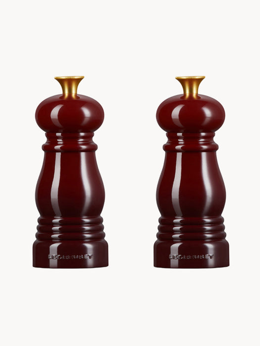 Creuset Salt and Pepper Mills with Ceramic Grinder, Set of 2