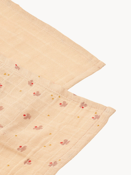 Lewis Organic Cotton Muslin Cloths, Set of 2