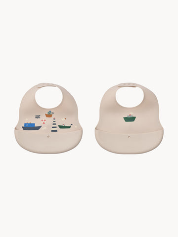 Ember Silicone Bibs, Set of 2