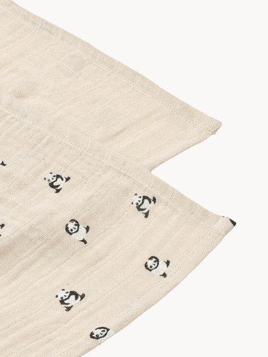Organic Cotton Muslin Cloths Lewis Set of 2