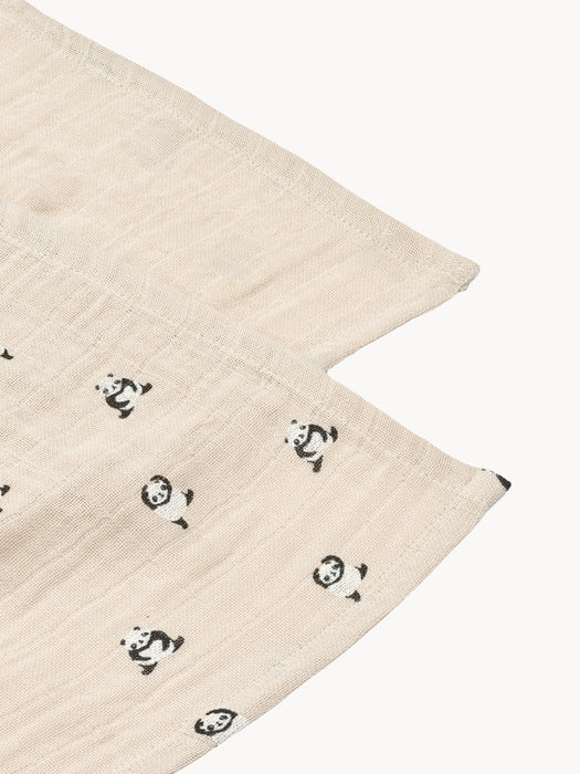 Lewis Organic Cotton Muslin Cloths, Set of 2