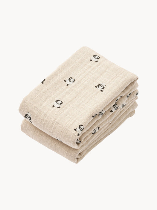 Lewis Organic Cotton Muslin Cloths, Set of 2