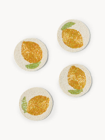 Lemon Coasters, Set of 4