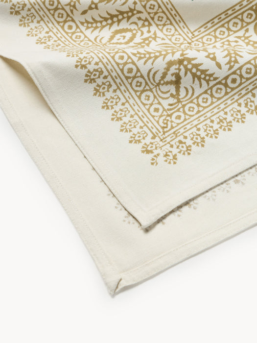 Hand-Printed Tablecloth Palm Tree