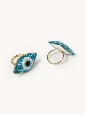 Eye Handcrafted Napkin Rings, Set of 2