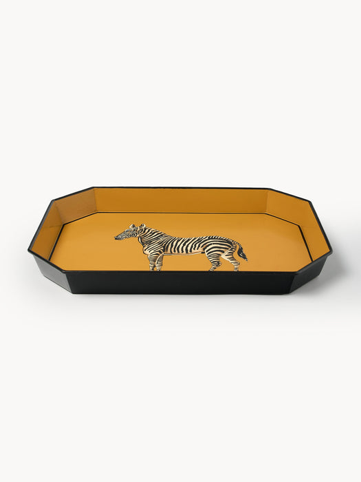 Hand-Painted Decorative Tray Flora