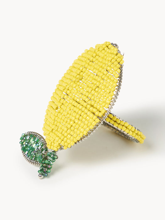 Napkin Rings Lemon Set of 2