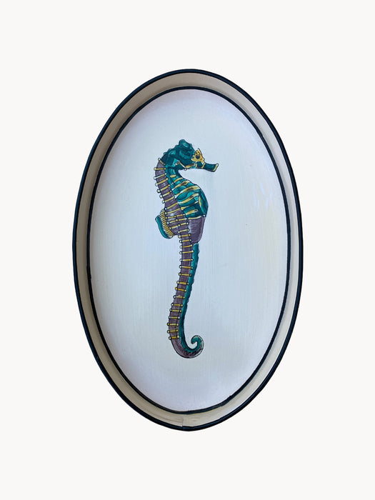 Hand-Painted Decorative Tray Fauna