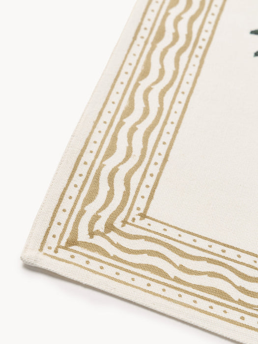 Palm Tree Hand-printed Placemats, Set of 4