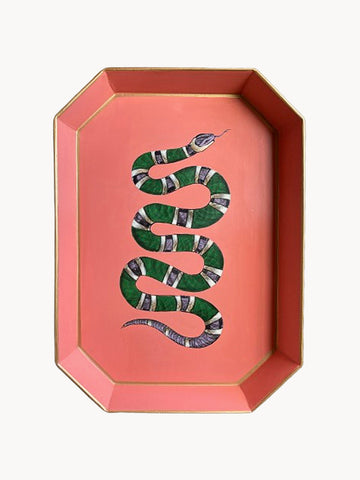 Flora Hand-Painted Decorative Tray