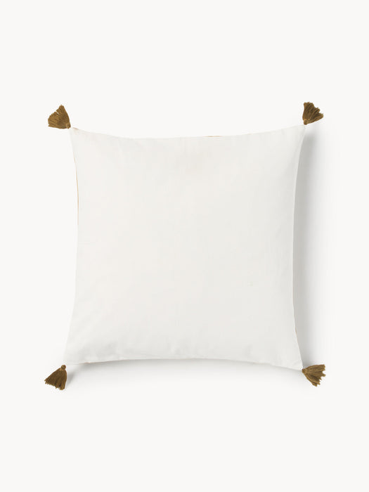 Tropical Hand-Painted Cotton Cushion Cover