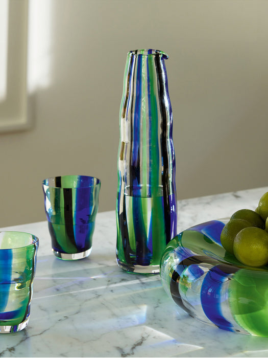 Mouth-Blown Tumblers Folk Set of 2
