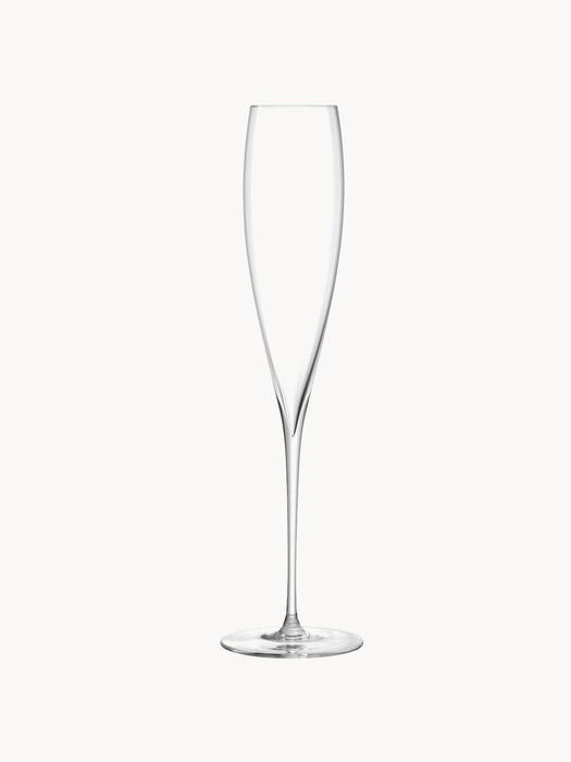 Mouth-Blown Champagne Flutes Savoy Set of 2