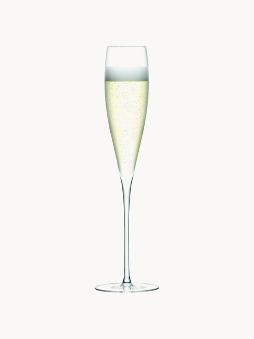 Mouth-Blown Champagne Flutes Savoy Set of 2
