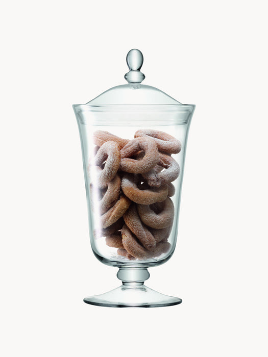 Mouth-Blown Glass Storage Serve