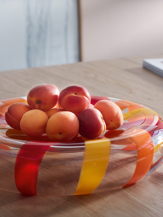 Mouth-Blown Serving Bowl Folk