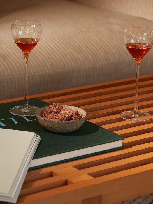 Mouth-Blown Liqueur Glasses Savoy Set of 2
